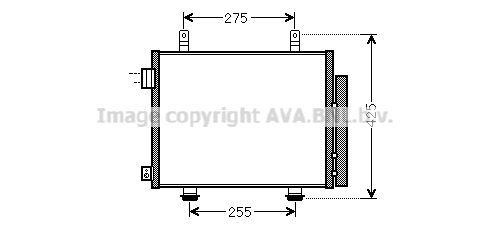 AVA QUALITY COOLING Конденсатор, кондиционер SZA5115D